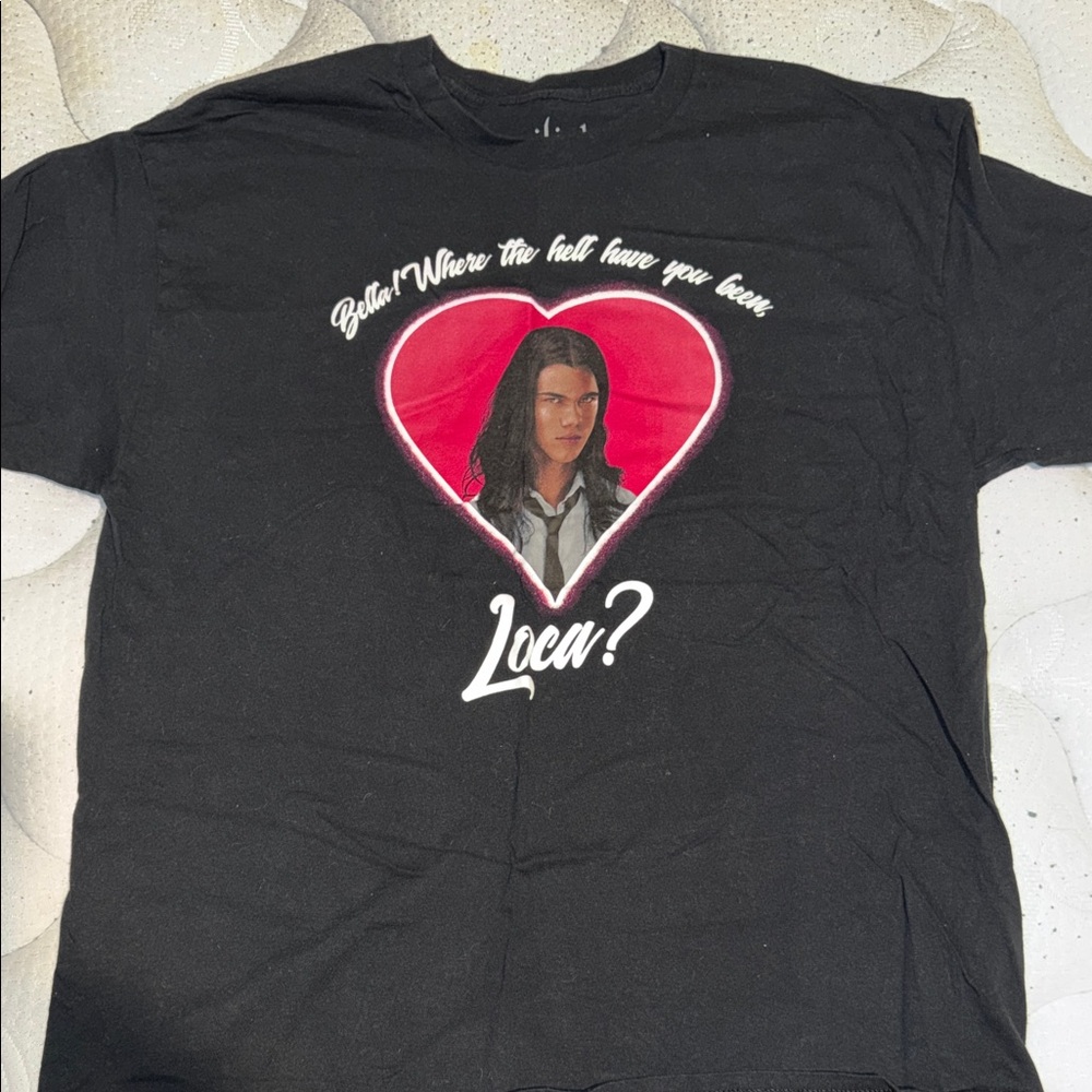 Ripple Junction Black Heart Graphic Tee
